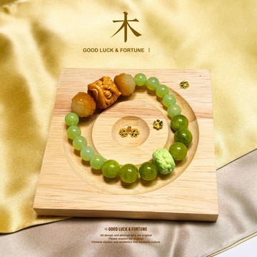 📿【五行平衡手串定制】天然水晶生肖手鏈 台灣出貨 男女款補金木水火土 能量搭配 時尚護身