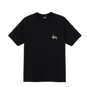 STUSSY BASIC STUSSY TEE BLACK