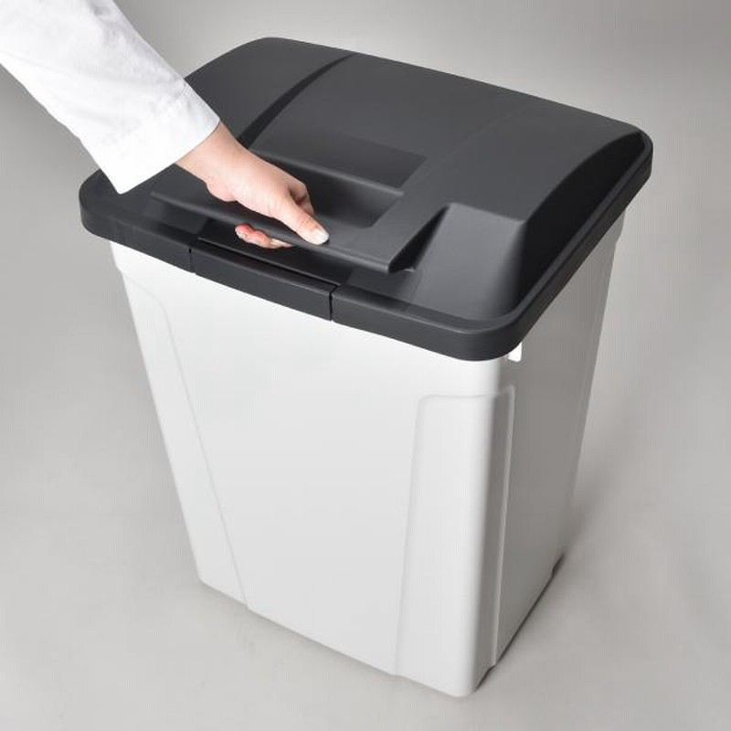 45L ダストボックス　お洒落ゴミ箱　アメリカン　分別ゴミ箱　ナチュラル ゴミ箱 45L ふた付き 分別 スタッキング ダストボックス 日本製