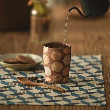 GOING HOME復古田園風日式西餐布藝餐墊防水防油隔熱餐桌墊防燙