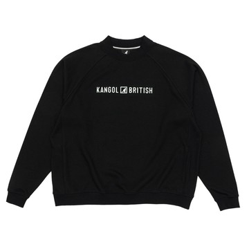 KANGOL 長袖 黑 立體LOGO 圓領 中性 6255101320