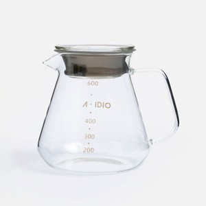 A-IDIO 耐熱玻璃壺(600ml)玻璃蓋款