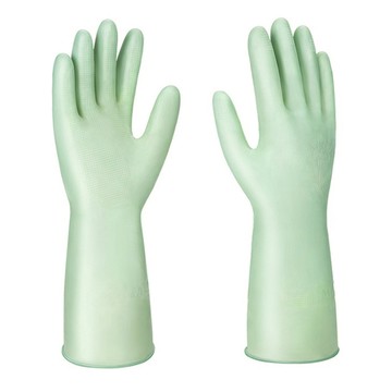SHIMOYAMA 乳膠清潔手套 小貨  M  1雙  綠色