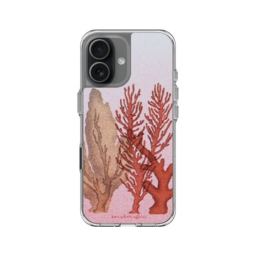 iPhone 17 Clear Case（相機按鈕） 透明 - Sarah Mafféïs - 珊瑚