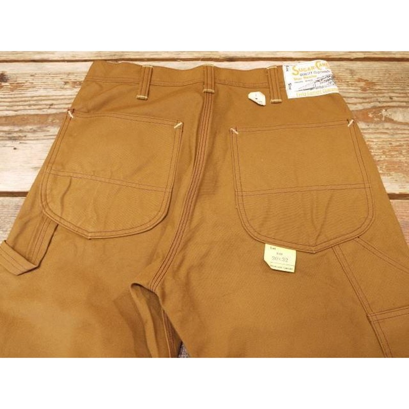 シュガーケーン 13oz ブラウンダックワークパンツ sugarcane sc41824 ...