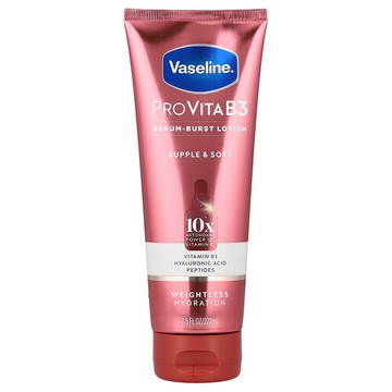 Vaseline, ProVitaB3，精華爆水乳，柔韌軟滑，7.5 液量盎司（222 毫升）