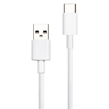 ZIYA PS5/Xbox 遊戲機快充線 USB-A to Type-C 磁吸收納編織款 100cm 犀白色  1條