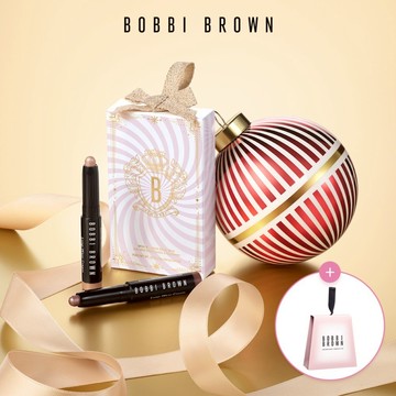 【Bobbi Brown】粉漾幻彩系列｜迷你超持久炫彩眼影筆雙入組-粉棕