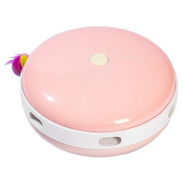 PAWGETHER 寵小到大 智能自動逗貓器 PL1 三種遊戲模式 六孔位羽毛隨機延伸  CPG-P057  天使粉  1個