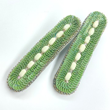 耳飾 Frat 鼠尾草綠 可選金屬配件