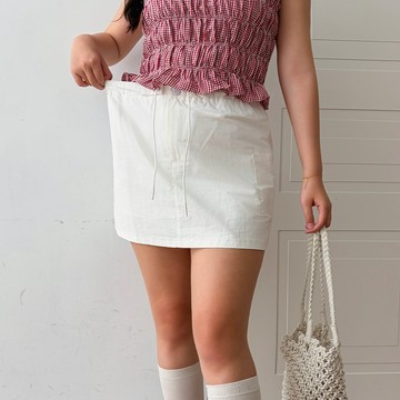 LULUS/PLUS/中大尺碼/美式率性工裝A字短裙S-XL４色【A05260063】260701