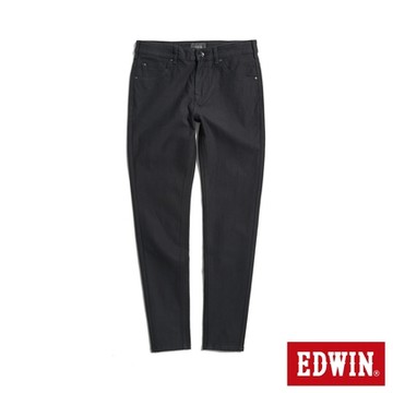EDWIN 女裝 EDGE 藍光動能全方位彈力修身小直筒褲-黑色