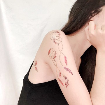 捕夢網 -2入紋身貼紙 原創手繪設計