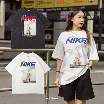 NIKE SPORTSWEAR OVERSIZE TEE 兩色 1972 勝利女神 街舞 水洗 短T【HF6292】