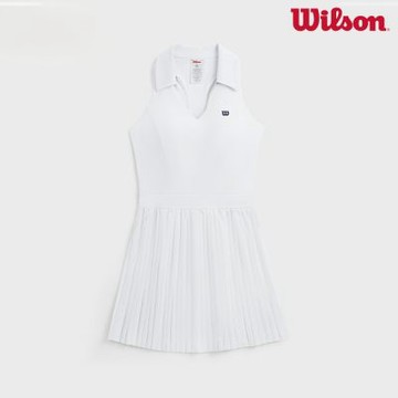 【Wilson威爾森】Sports Dress Bright White 女款 服飾 連身裙 白色 WE00341W001001