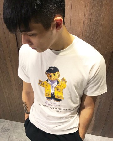 美國百分百【Ralph Lauren】短袖T恤 RL T-shirt 小熊 泰迪熊 Bear 白 XS號 J538