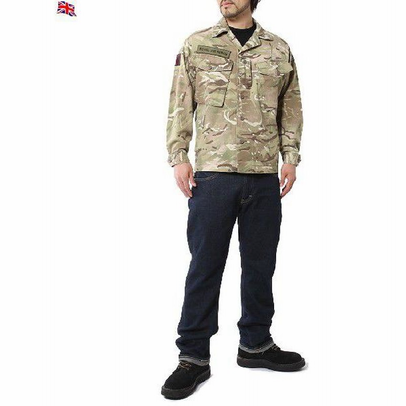 実物　イギリス軍　コンバットジャケット上下セット　パンツ　サバゲー サバゲー 実物 イギリス軍 パンツ さりげ コンバットジャケット