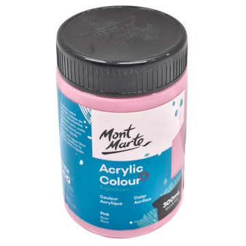 Mont Marte 蒙瑪特 300ml 壓克力顏料 粉色 半霧面效果  1色