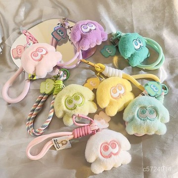 🌟精選新品🌟少女粉毛絨公仔手機掛件可愛小物件生日禮物噴射小戰士吊墜掛00