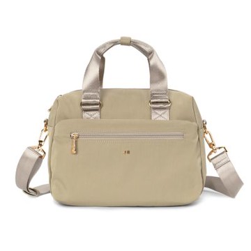 J II 側背包 幻彩防潑水手提斜背包-奶茶色-7004-21