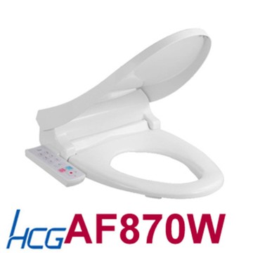 【HCG 和成】免治沖洗馬桶座AF870W,除臭,溫烘,(圓,標準型),不含安裝