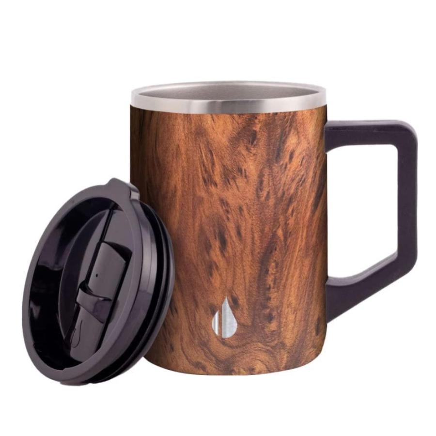 Elemental Summit Insulated Coffee Mug with Lid  Handle, Insulated Vacuum C