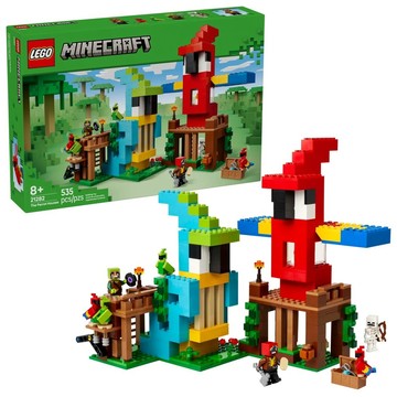 【必買站】樂高 LEGO 21282 鸚鵡屋 The Parrot Houses LEGO® Minecraft系列