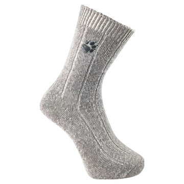 PORA BELLA 素色羊毛保暖襪  39~43cm  灰色