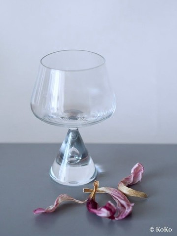 【Vintage】丹麥 水滴玻璃杯 (low cognac)
