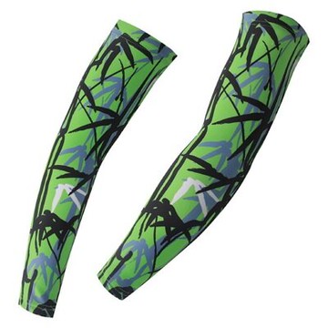 現貨+預購 防曬袖套運動袖套-竹子印花吸濕排汗路跑登山健走自行車袖套臂套73fm75【獨家進口】【米蘭精品】