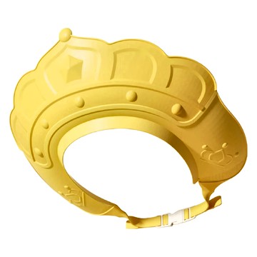 哇喔掘掘 兒童洗頭帽 2060-皇冠黃*3入  1組