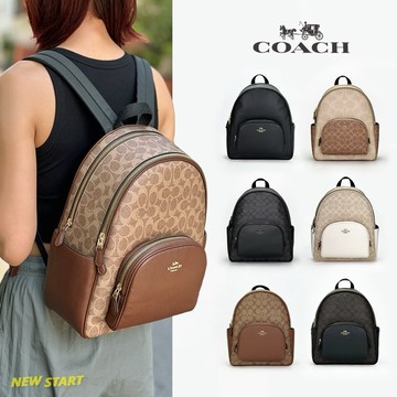 【New START精品服飾-員林】現貨 Coach Court 大款 雙層 大容量 大後背包 後背包
