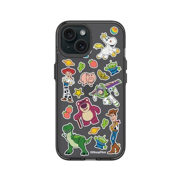 iPhone 15 Clear 酷墨灰 - 迪士尼-玩具總動員 Toy Story - 玩具總動員 - 30週年紀念角色集合