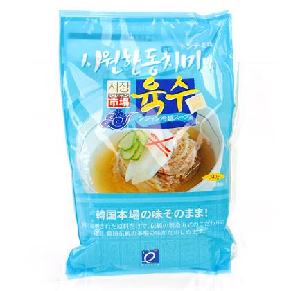 市場 冷麺 スープ(ドンチミ味)1箱（340g×100円×30個） 韓国冷麺 韓国食品 しじゃん 業務用