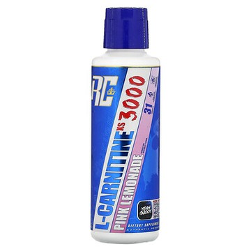 Ronnie Coleman, Vita Edition，L-Carnitine XS 3000，粉色檸檬水味，16 液量盎司（473.28 毫升）