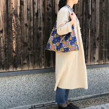 手提袋 吾妻袋 日本 復古 花 M / harunohi