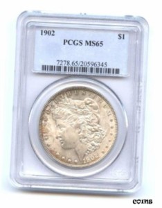 アンティークコイン コイン 金貨 銀貨 PCGS MS65-NICE COLOR-MORGAN SILVER DOLLAR-