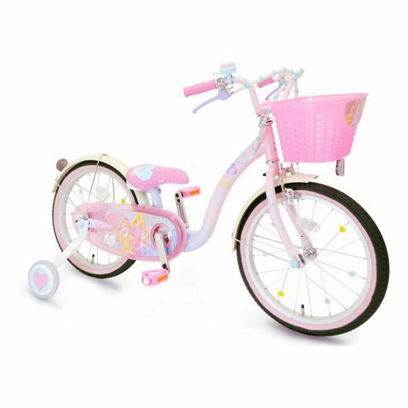 アイデス プリンセス ゆめカワ18インチ ライトピンク 自転車 