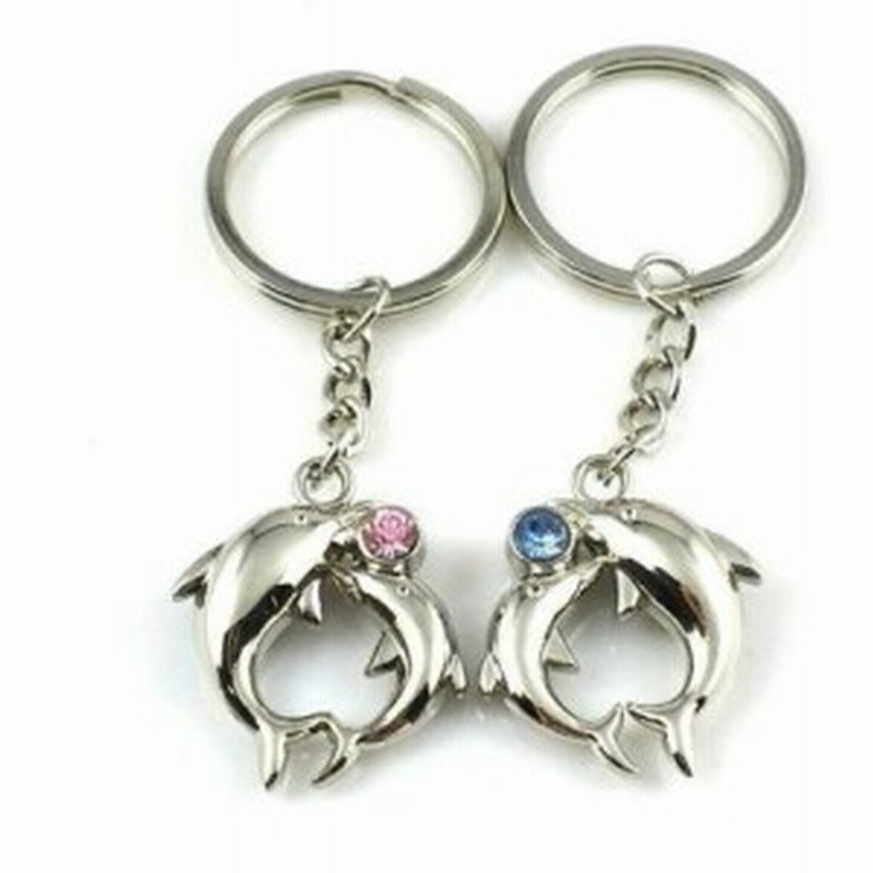 キーホルダー ペア 2匹のイルカ シンプル 2個セット 通販 Lineポイント最大1 0 Get Lineショッピング