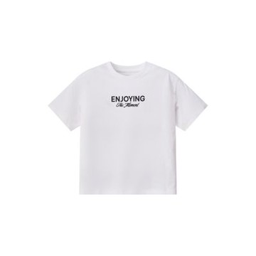 GIORDANO 童裝印花短袖上衣 ENJOYING THE MOMENT