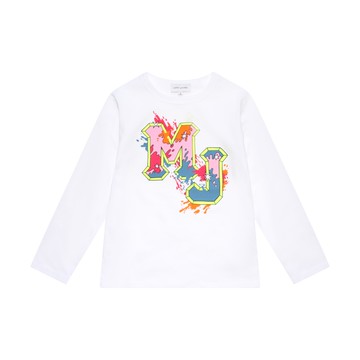 Marc Jacobs - White Cotton Printed T-shirt