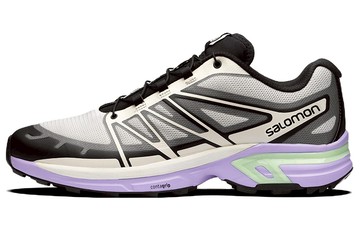 SALOMON XT-WINGS 2 BEIGE BLACK PURPLE