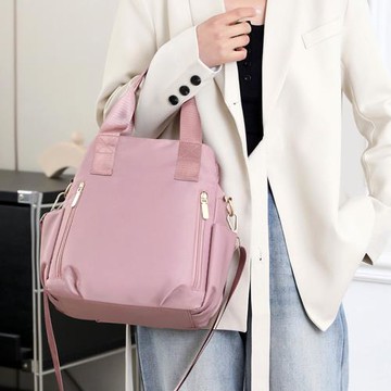 Acorn*橡果-新款韓系斜背包側肩包防潑水包機車包6502(粉色)