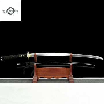 招財劍 刀劍1045中碳鋼日式指揮刀防身冷兵器影視寶劍Katana未開刃