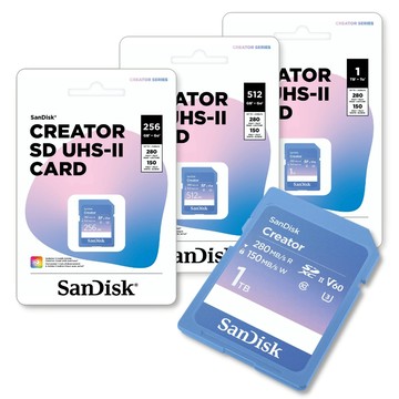 SanDisk Creator SDXC UHS-II 專業 相機 記憶卡 256GB 512GB 1TB 大卡 公司貨