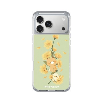 iPhone 17 Pro Max ClearX (MagSafe 兼容) 霜透灰 - 小玉米花 Littlepopcorn - 金盞花