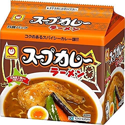 マルちゃん スープカレーラーメン 5食パック … (5)