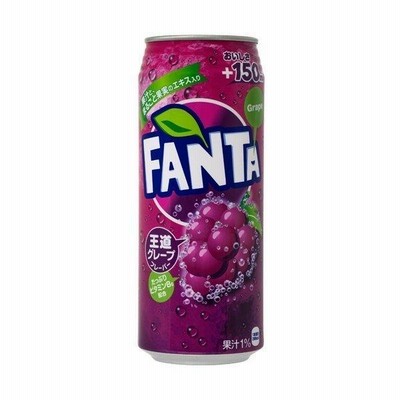 ファンタ グレープ 500ml缶×24本 コカ・コーラ直送商品以外と 同梱不可 【D】【サイズE】