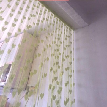 愛心線簾流蘇門簾隔斷掛簾桃心幼兒園裝飾布景臥室門簾子四季通用 居家裝飾 質感生活館