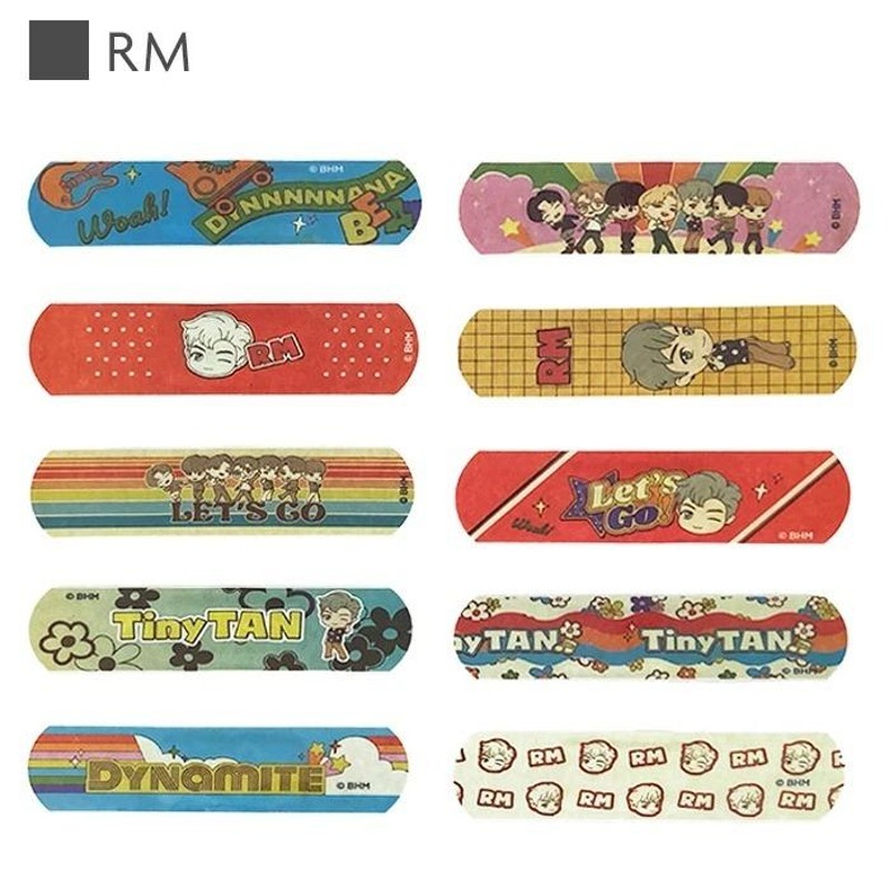 防弾少年団(BTS) - BTS タイニータン BTS TinyTAN ばんそうこう Dynamite 10枚入り 絆創膏 タイニー